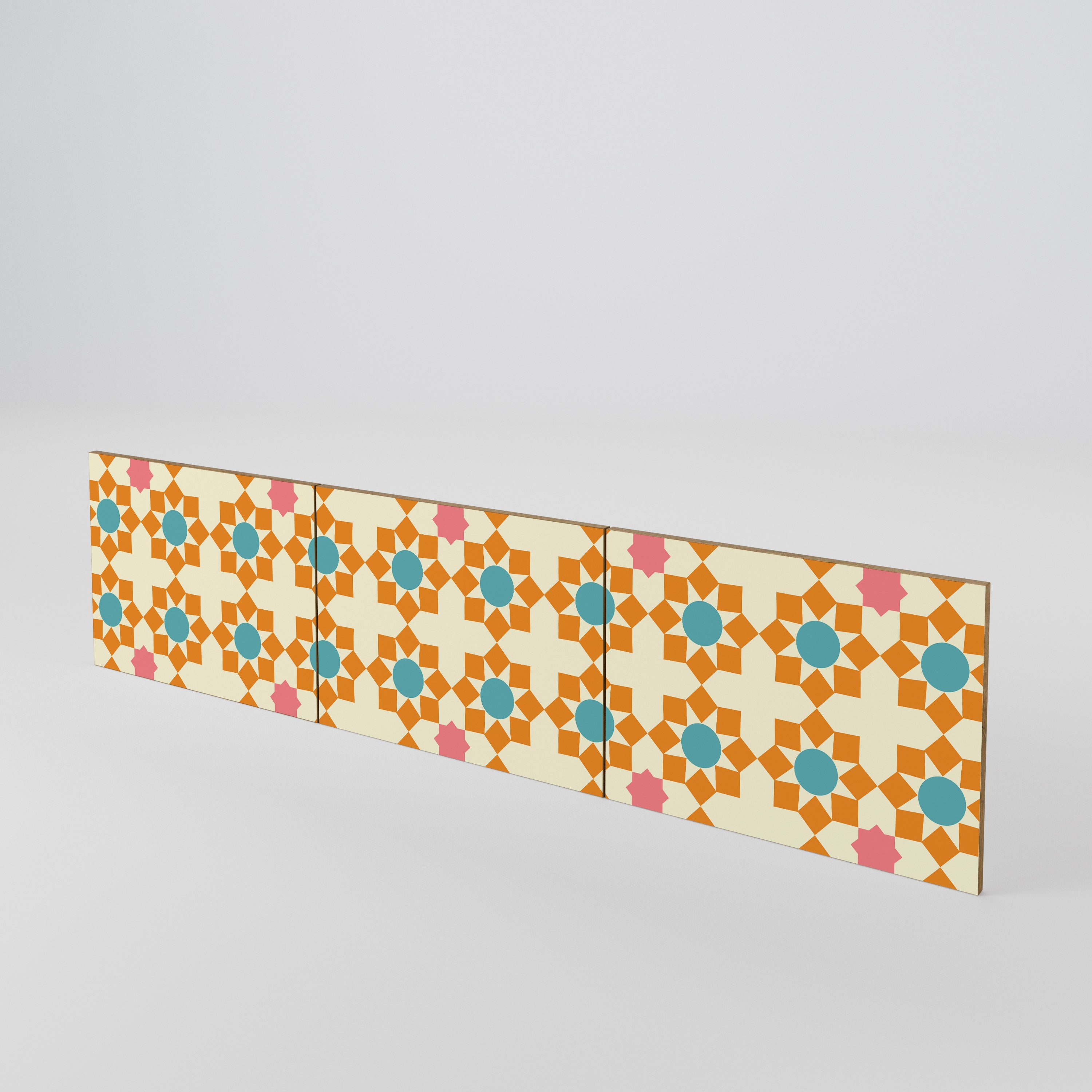 FLORAL DECOR 3-teiliges TV-Lowboard Tür-Set