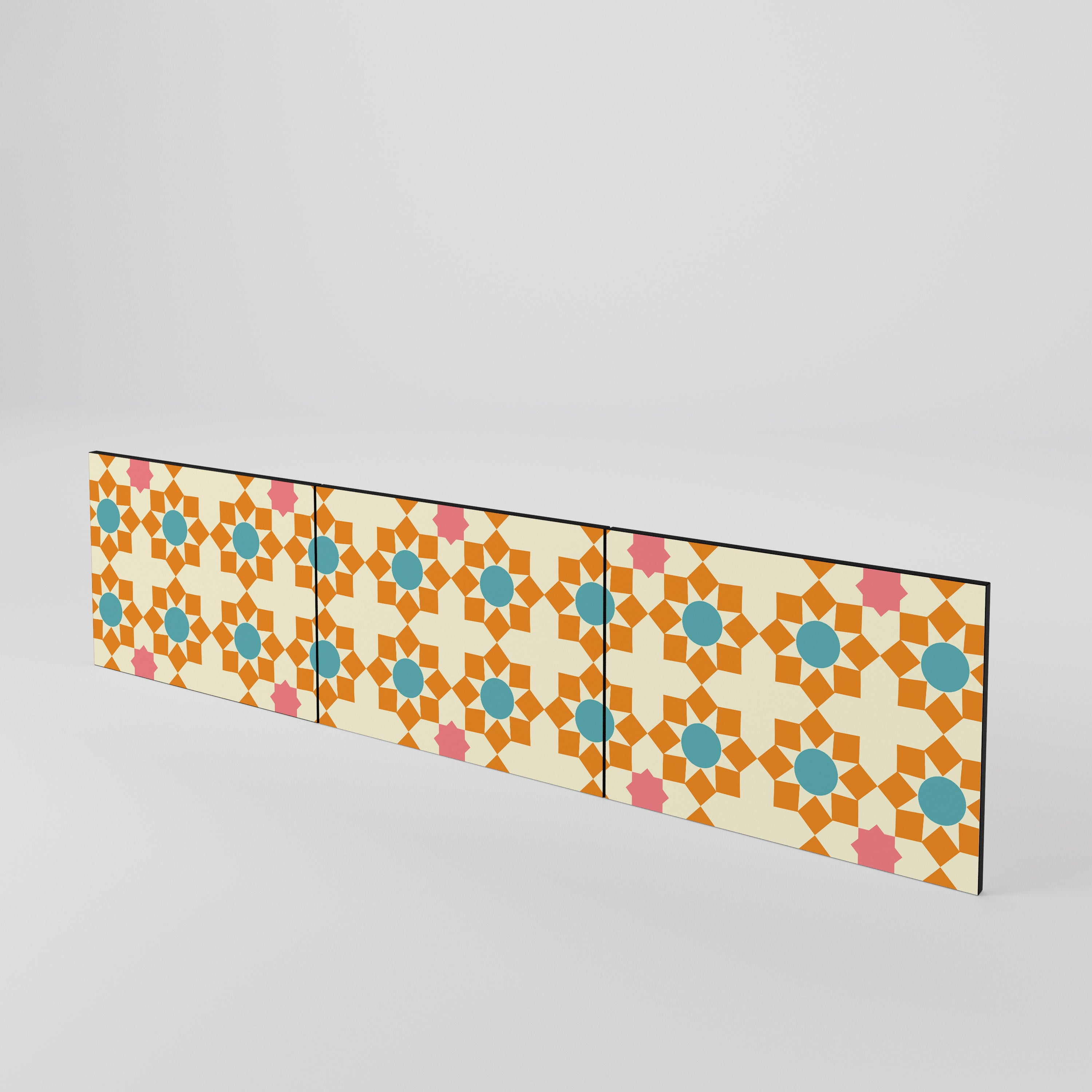 FLORAL DECOR 3-teiliges TV-Lowboard Tür-Set