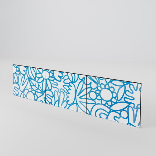 BLOOMY MORNING 3-teiliges TV-Lowboard Tür-Set