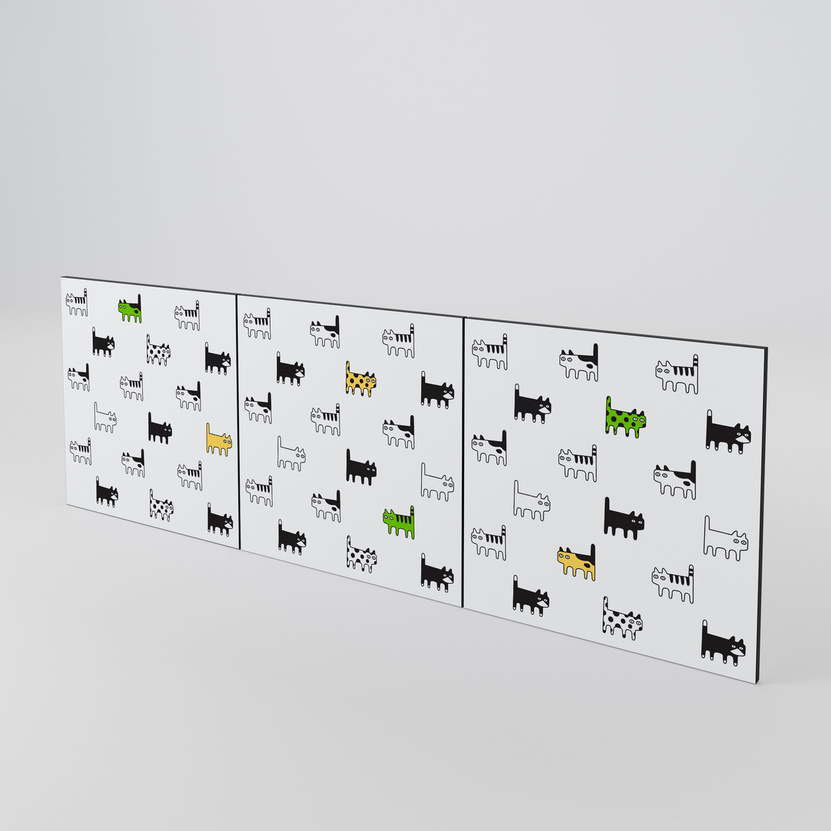 CATS COMPILATION 3-Piece Sideboard Door Set