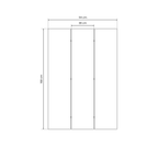 NATURE’S LYRICS Decorative 3-Panel Room Divider