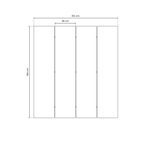 HERBAL FINESSE - DE Decorative 4-Panel Room Divider