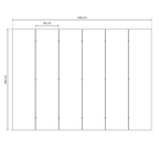 PEONY WHISPER Decorative 6-Panel Room Divider